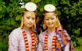 Limbu women in their traditional dress